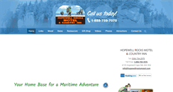Desktop Screenshot of hopewellrocksmotel.com